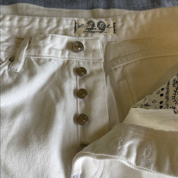 We The Free White Flare & Wide Leg Jeans - Picture 5 of 8